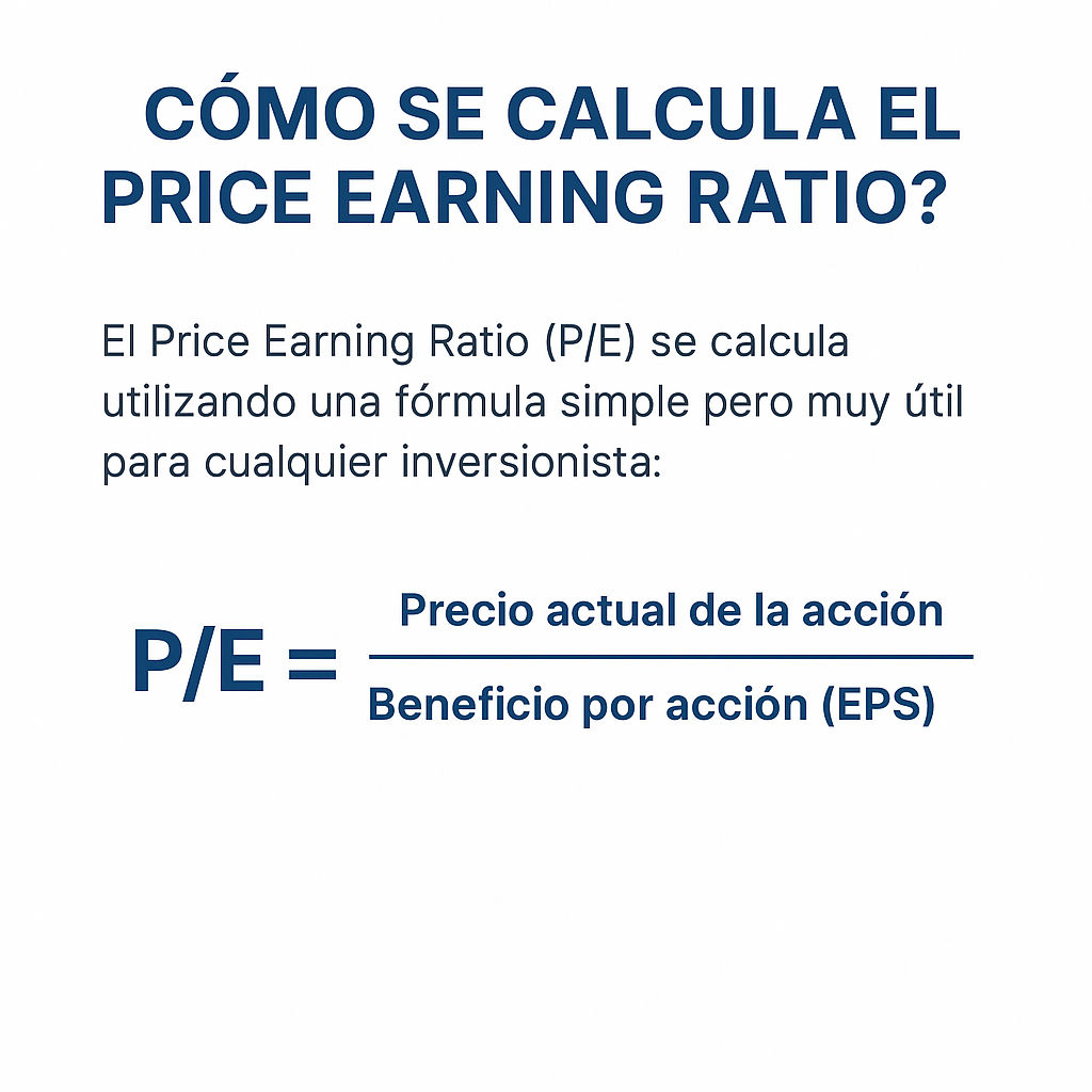 Fórmula Price Earning Ratio