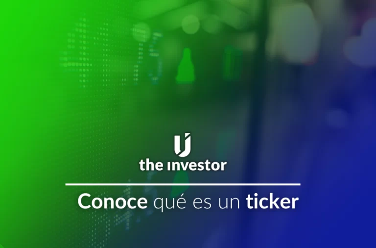 ticker de una acción