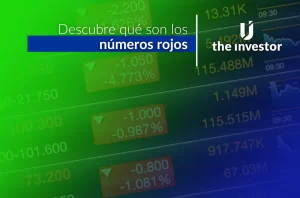 Números rojos en la bolsa: qué son y cómo actuar