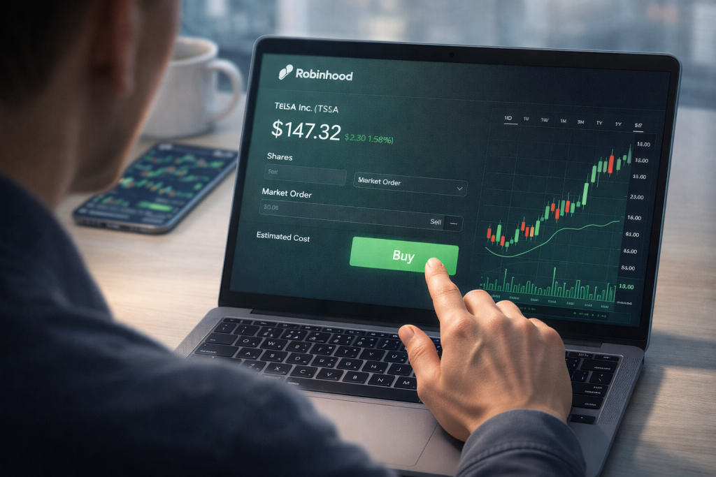 Acciones en Robinhood
