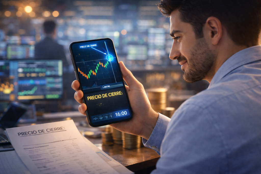 precio de cierre