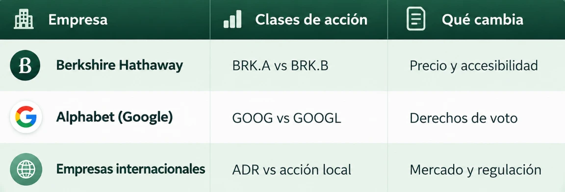 ticker de una acción