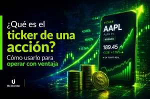 ticker de una acción
