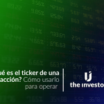 ticker de una acción