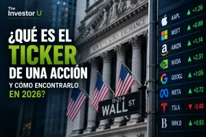 ticker de una acción